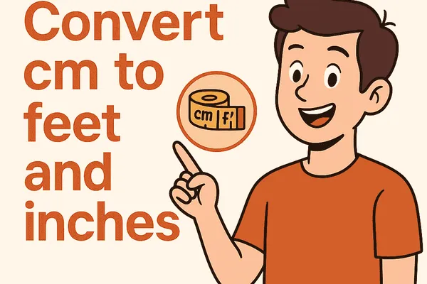 cm to feet and inches converter - metriccalc.com